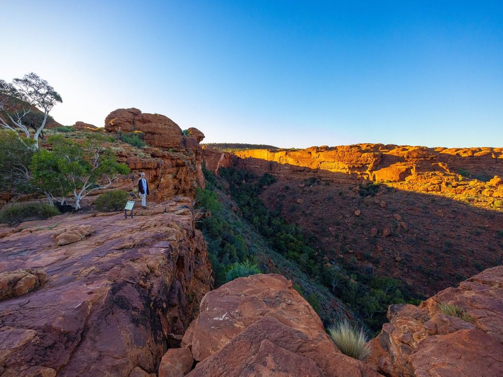 Exploring Kings Canyon - Credit Tourism NT Ray Reyes