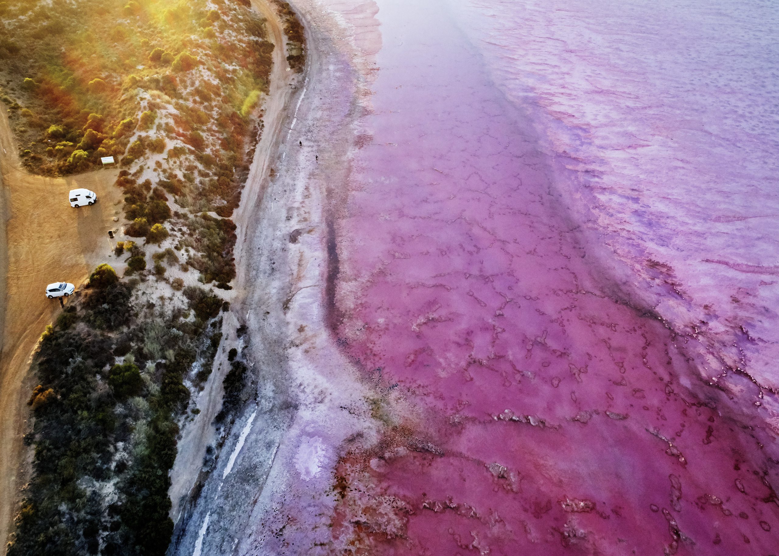 Hutt Lagoon, near Port Gregory - Credit Tourism Western Australia